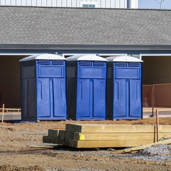 Heavy-duty construction site porta potty in Wenatchee, Washington